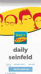 Mobile Screenshot of dailyseinfeld.com